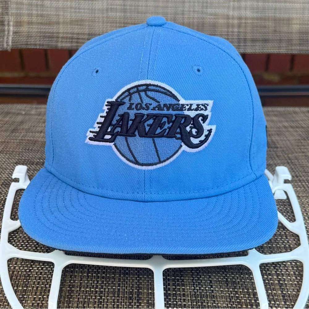 Los Angeles Lakers Rare Light Blue Hat New Era 9FIFTY Cap Snapback LA NBA Youth